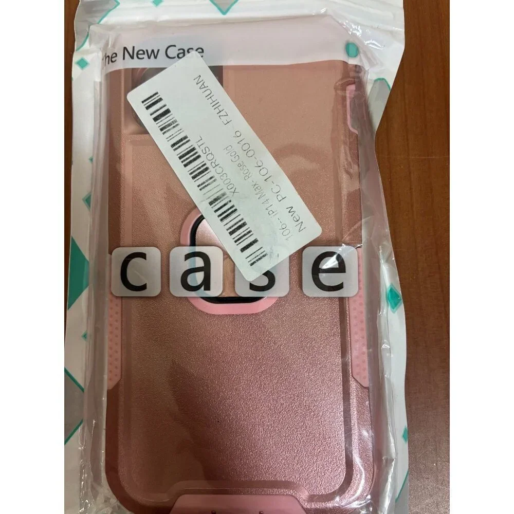 Cell Phone Case for iPhone 14 Max Rose Gold Pink